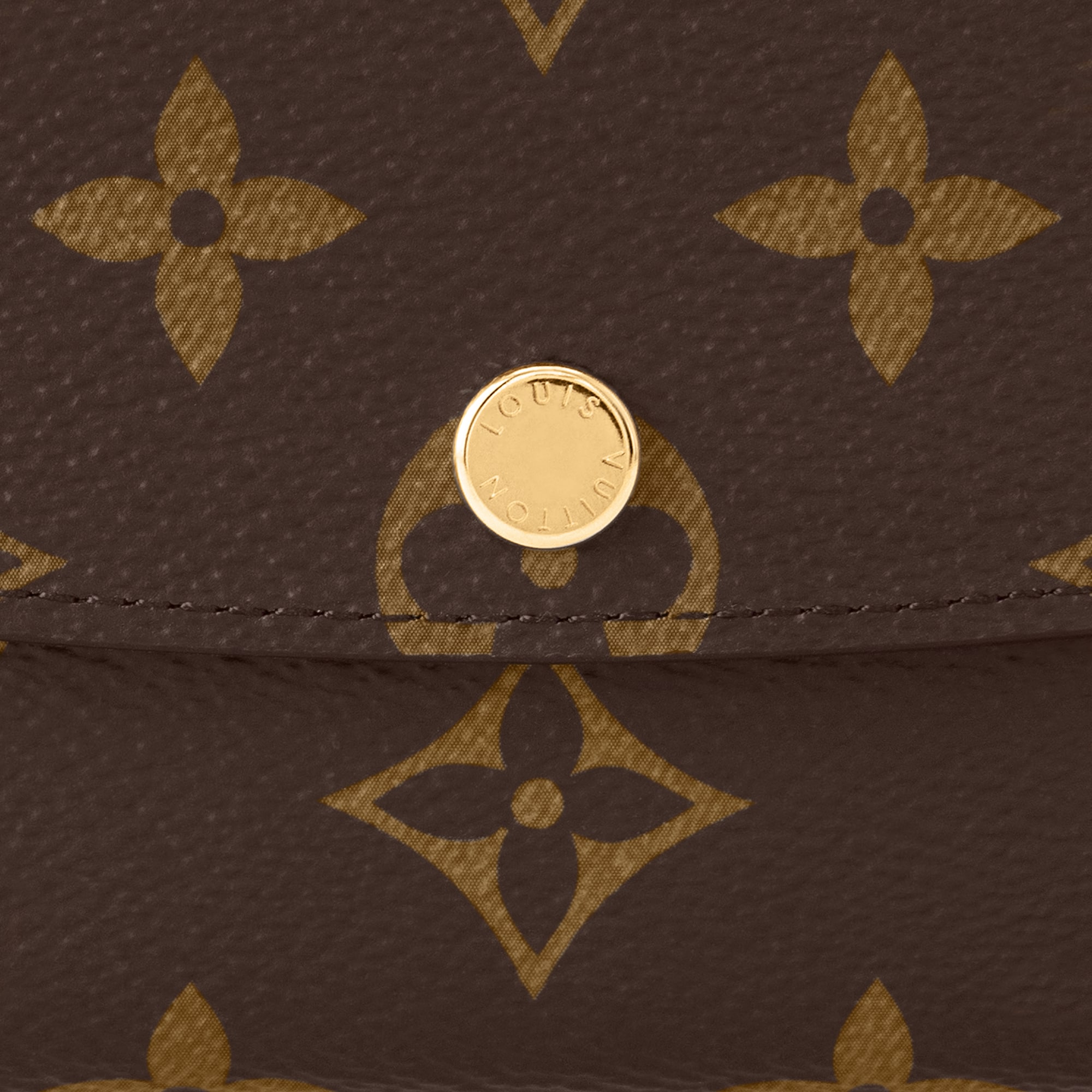 Louis shops Vuitton Monogram Compact Wallet 7.27